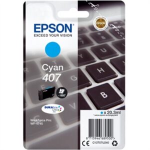 Cartucho  tinta epson 407 cyan