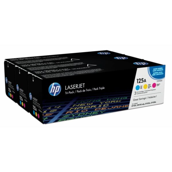 Multipack toner hp original laserjet 125 cf373am cmy - Imagen 2