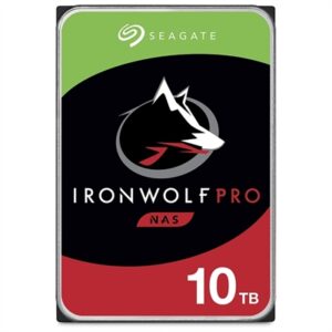 Disco duro interno hdd seagate ironwolf pro nas st10000ne000 10tb 3.5 pulgadas 7200rpm -  256mb -  sata 6gb - s