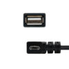 Cable otg nanocable usb 2.0 a micro usb 15cm -  macho - hembra - Imagen 2