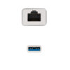 Cable conversor usb 3.0 a gigabit ethernet nanocable 10 - 100 - 1000mbps 15cm -  macho - hembra -  aluminio - Imagen 3