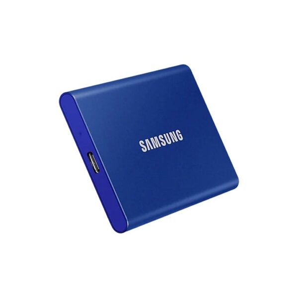 Disco duro ssd samsung 1tb pssd t7 nvme externo azul - Imagen 2
