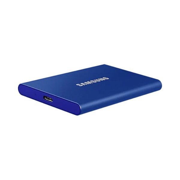Disco duro ssd samsung 1tb pssd t7 nvme externo azul - Imagen 3