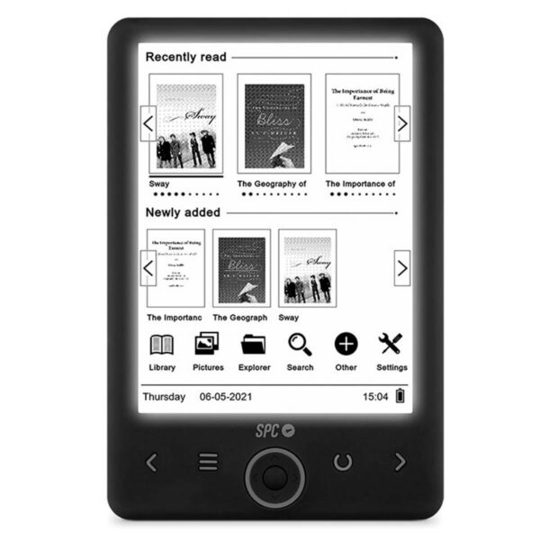 Ebook spc dickens light 2 6 pulgadas 8gb negro - Imagen 2