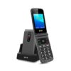 Telefono movil spc stella 2 titanium tipo tapa - dual sim -  2.4 pulgadas -  radio -  bluetooth -  boton sos