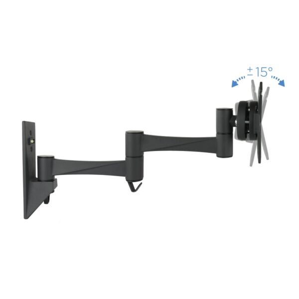 Soporte pared tv tooq lp2323tn - b 13 pulgadas -  27 pulgadas giratorio - inclinable carga maxima 15kg - Imagen 2