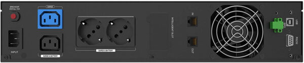 Sai ups phasak 3060va protekt on - line ph 7530 rack 19 - Imagen 2