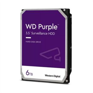 Disco duro interno hdd wd western digital purple wd63purz 6tb 3.5 pulgadas sata 3 5700rpm