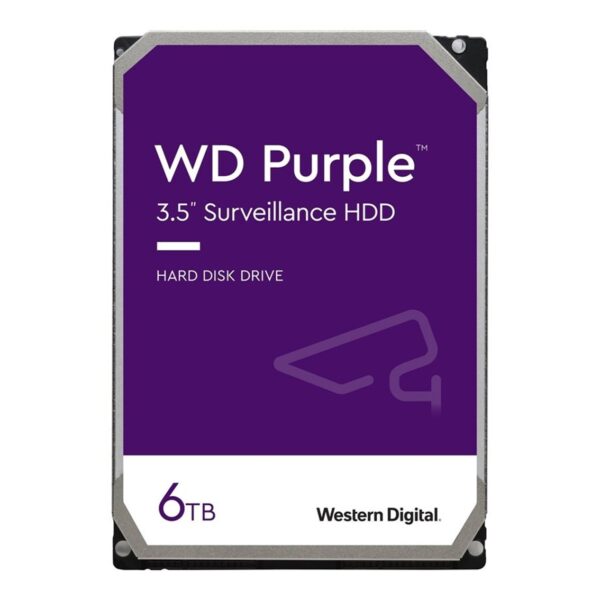 Disco duro interno hdd wd western digital purple wd63purz 6tb 3.5 pulgadas sata 3 5700rpm - Imagen 3