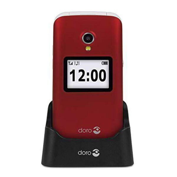 Telefono movil senior doro 2424 2.4 pulgadas 16mb 8mb rojo t3mpx - Imagen 2