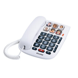 Telefono fijo con cable alcatel tmax10 fr white