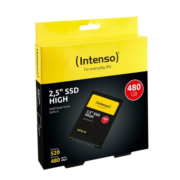 Disco duro interno solido ssd intenso high 480gb 2.5 pulgadas sata3 - Imagen 2