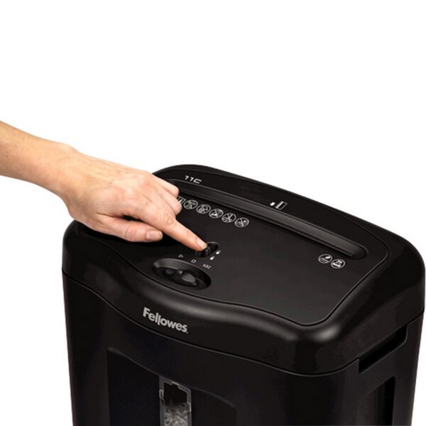 Destructora de papel fellowes 11c corte en particula 4x40mm - 18 litros - Imagen 3
