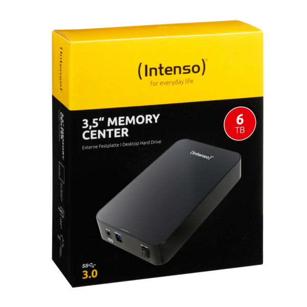 Disco duro externo hdd intenso 6tb 3.5 pulgadas usb 3.0 negro - Imagen 3