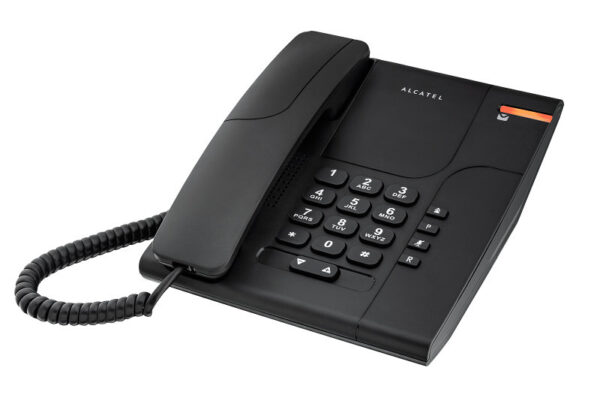 Telefono fijo con cable alcatel profesional temporis 180 ce black