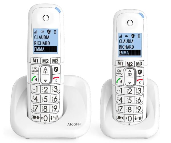 Telefono fijo inalambrico alcatel dec xl785 duo white