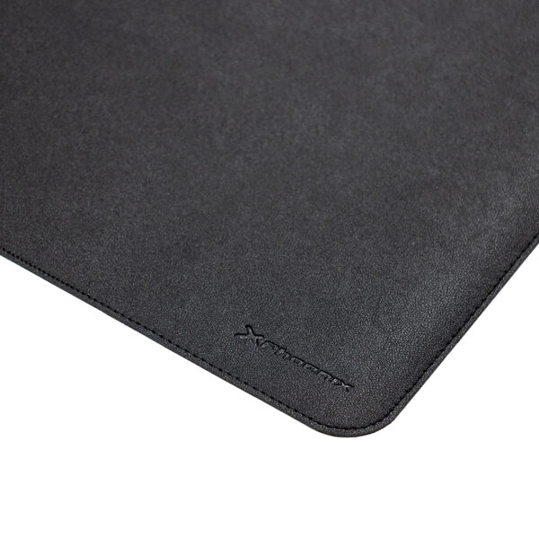 Phoenix matepad alfrombrilla ratón pu 80 x 40 cm antideslizante impermeable materíal simil cuero negra - Imagen 2