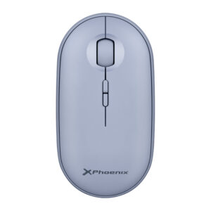Phoenix rebble ratón inalambrico bluetooth y 2.4 ghz hasta 3 dispositivos con receptor usb clic silencioso para portátil notebook pc chomebook mac color azul