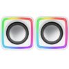 Altavoces mars gaming mscubew 8w blanco