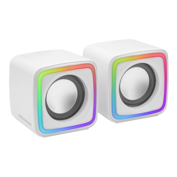 Altavoces mars gaming mscubew 8w blanco - Imagen 2