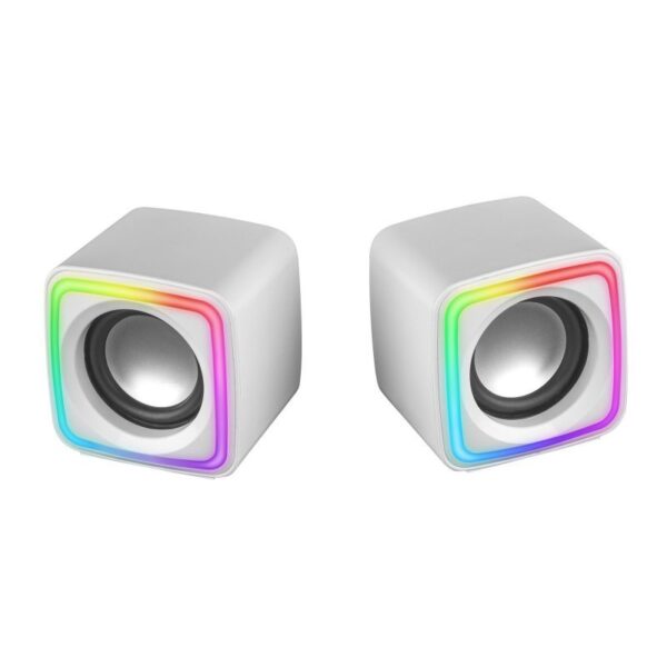 Altavoces mars gaming mscubew 8w blanco - Imagen 3