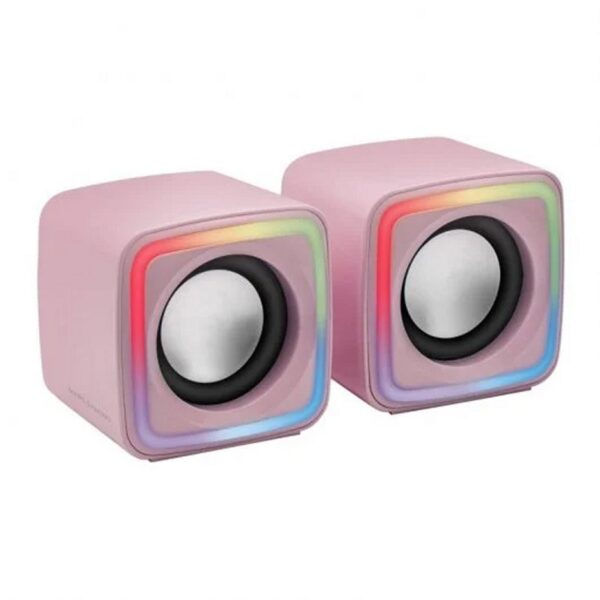 Altavoces mars gaming mscubep premium 8w rosa - Imagen 2