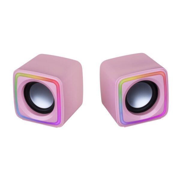 Altavoces mars gaming mscubep premium 8w rosa - Imagen 3
