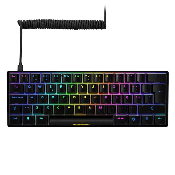 Teclado gaming sharkoon skiller sgk50 s4 kailh red negro portugues - Imagen 2