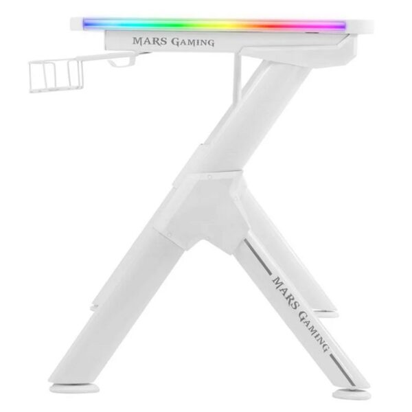 Mesa mars gaming mgdxlrgbw blanco 160cm - Imagen 2