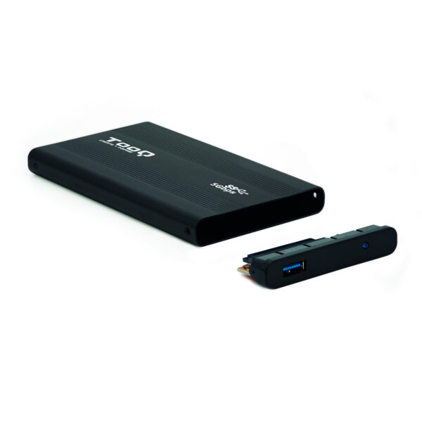Caja externa tooq tqe - 2524b 2.5 pulgadas 9.5mm sata usb 3.0 negro - Imagen 3