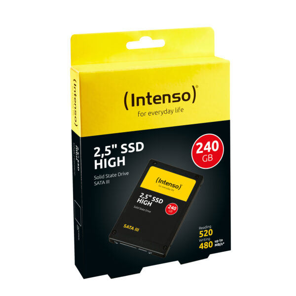 Disco duro interno solido ssd intenso high 240gb 2.5 pulgadas sata3 - Imagen 2