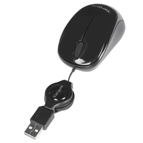 Mouse raton targus blue trace compacto usb tipo a negro - Imagen 2