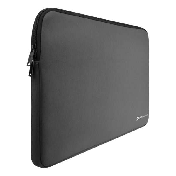 Funda de neopreno phoenix para tablet o portátil 14 pulgadas interior terciopelo negra - Imagen 2