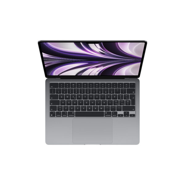 Portatil apple macbook air 13 2022 - apple m2 - 8gb - ssd 256gb - 13.6 pulgadas - space grey - Imagen 2