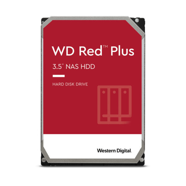 Disco duro interno hdd wd western digital red plus wd30efzx 3tb 3000gb 3.5 pulgadas sata 3 5400rpm 128mb