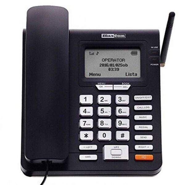 Telefono fijo inalambrico con tarjeta sim maxcom mm28d black -  2g -  sim - Imagen 2