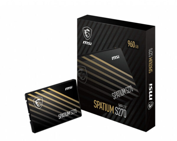 Disco duro interno solido ssd msi spatium s270 sata 2.5 pulgadas 240gb