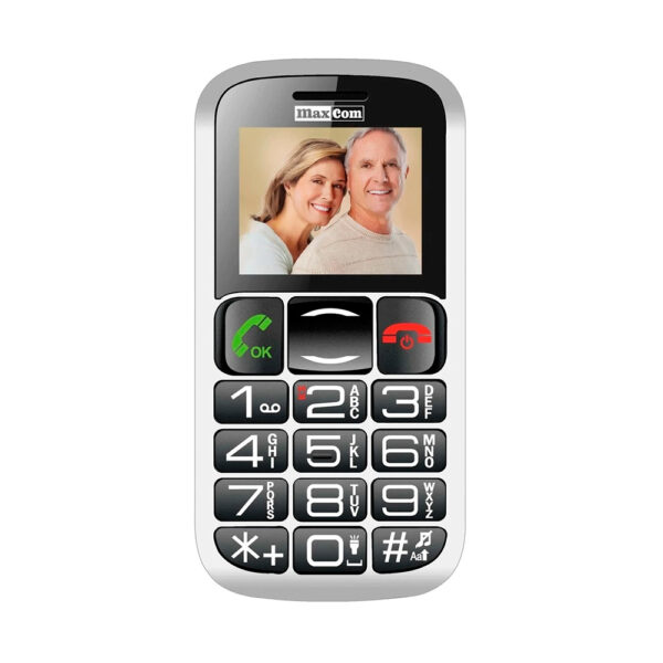 Telefono movil maxcom mm462 black silver -  1.8 pulgadas -  4gb ram -  0.3 pulgadas -  vga -  2g