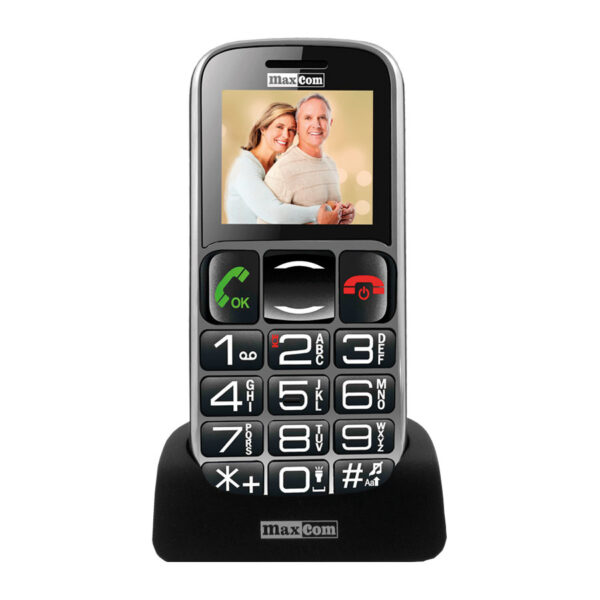 Telefono movil maxcom mm462 black silver -  1.8 pulgadas -  4gb ram -  0.3 pulgadas -  vga -  2g - Imagen 3
