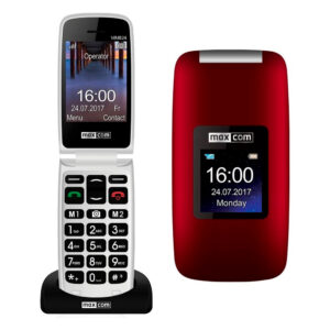 Telefono movil maxcom mm824 red white -  2.4 pulgadas -  2g