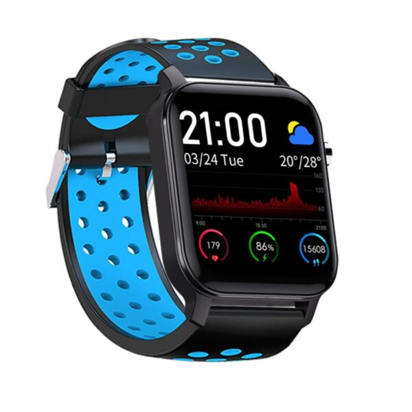 Reloj smartwatch leotec multisport bit 2 plus ip68 negro y azul 1.4 pulgadas - Imagen 2