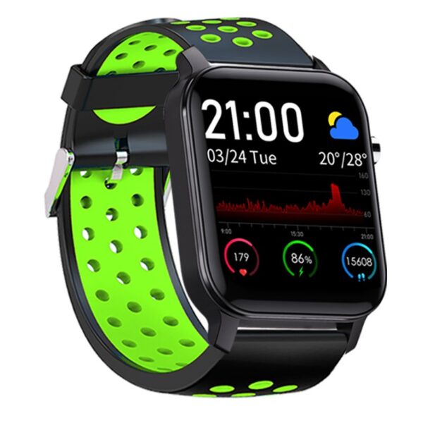 Reloj smartwatch leotec multisport bit 2 plus ip68 negro y verde 1.4 pulgadas - Imagen 2