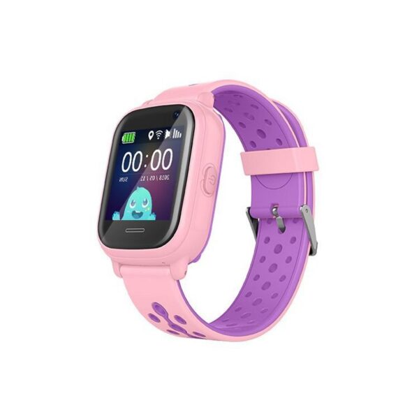 Reloj smartwatch leotec kids allo gps antiperdida rosa y morado 1.3 pulgadas - Imagen 2