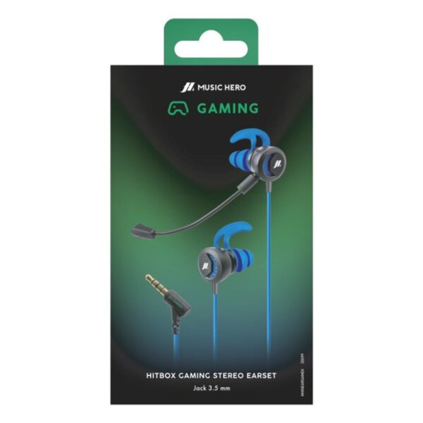 Auriculares gaming sbs mhineargamek jack 3.5mm azul - Imagen 3