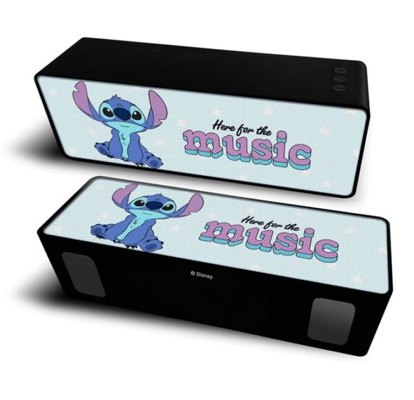 Altavoz ert group bt stereo 2.1 portatil inalambrico 10w stitch disney azul - Imagen 2