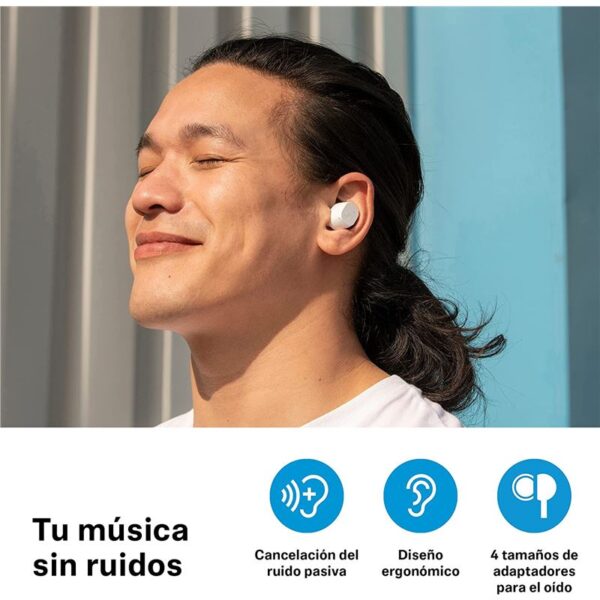 Auriculares epos sennheiser cx true inalambrico microfono blanco - Imagen 3