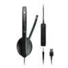 Auriculares epos sennheiser adapt 165 jack 3.5mm usb 2.0 microfono negro - Imagen 3