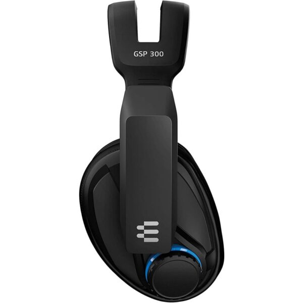 Auriculares gaming epos sennheiser gsp 300 jack 3.5mm microfono negro y azul - Imagen 3
