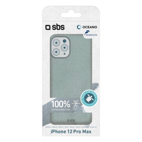 Funda sbs oceano eco - friendly iphone 12 pro max verde - Imagen 2