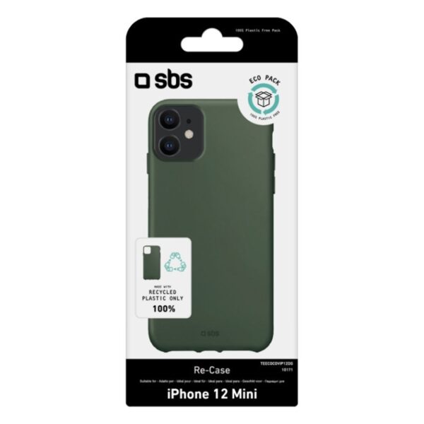 Funda sbs oceano eco pack iphone 12 mini verde oscuro - Imagen 2